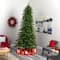 10ft. Pre-Lit Belgium Fir Artificial Christmas Tree, Clear LED Lights